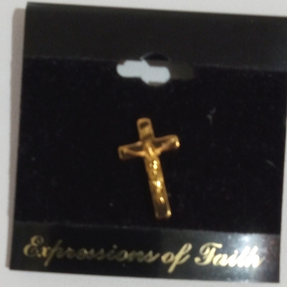 Lot of 4 Lapel Pins Crucifix Dove Guardian Angel JOY Christian Religious Pin Lot - Picture 3 of 6